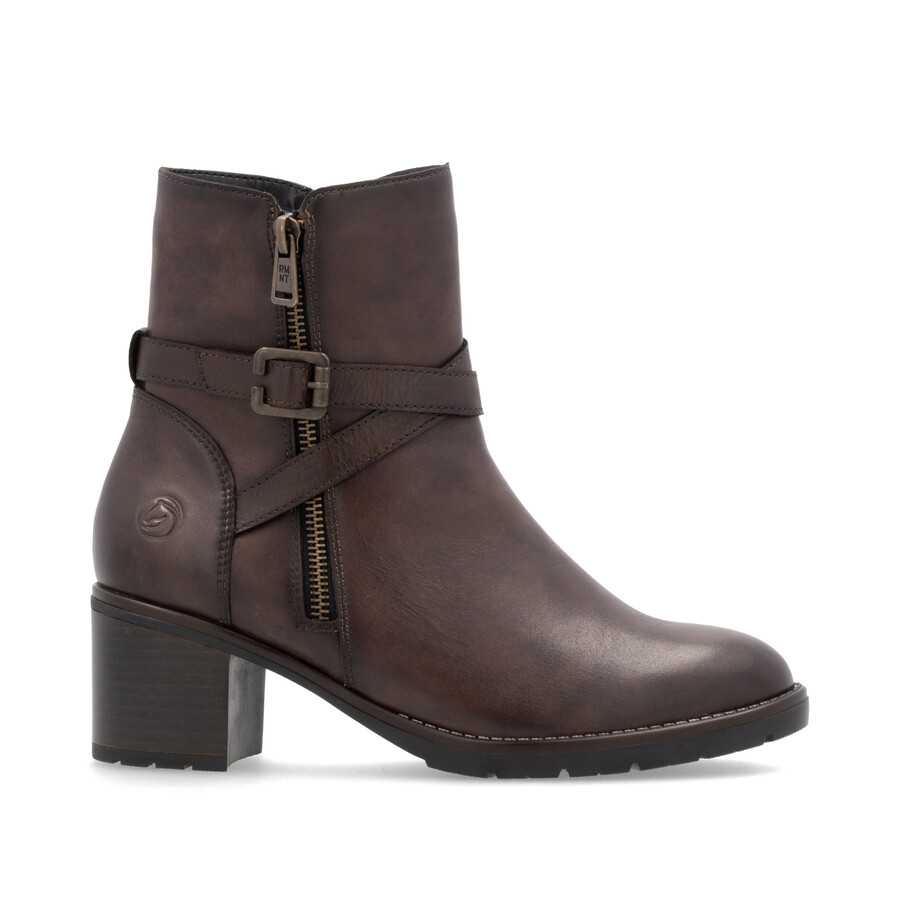 bottes marron à fermeture éclair pour femmes remonte d2a72-25