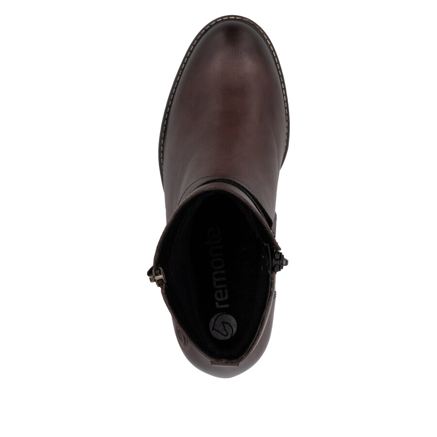 bottes marron à fermeture éclair pour femmes remonte d2a72-25