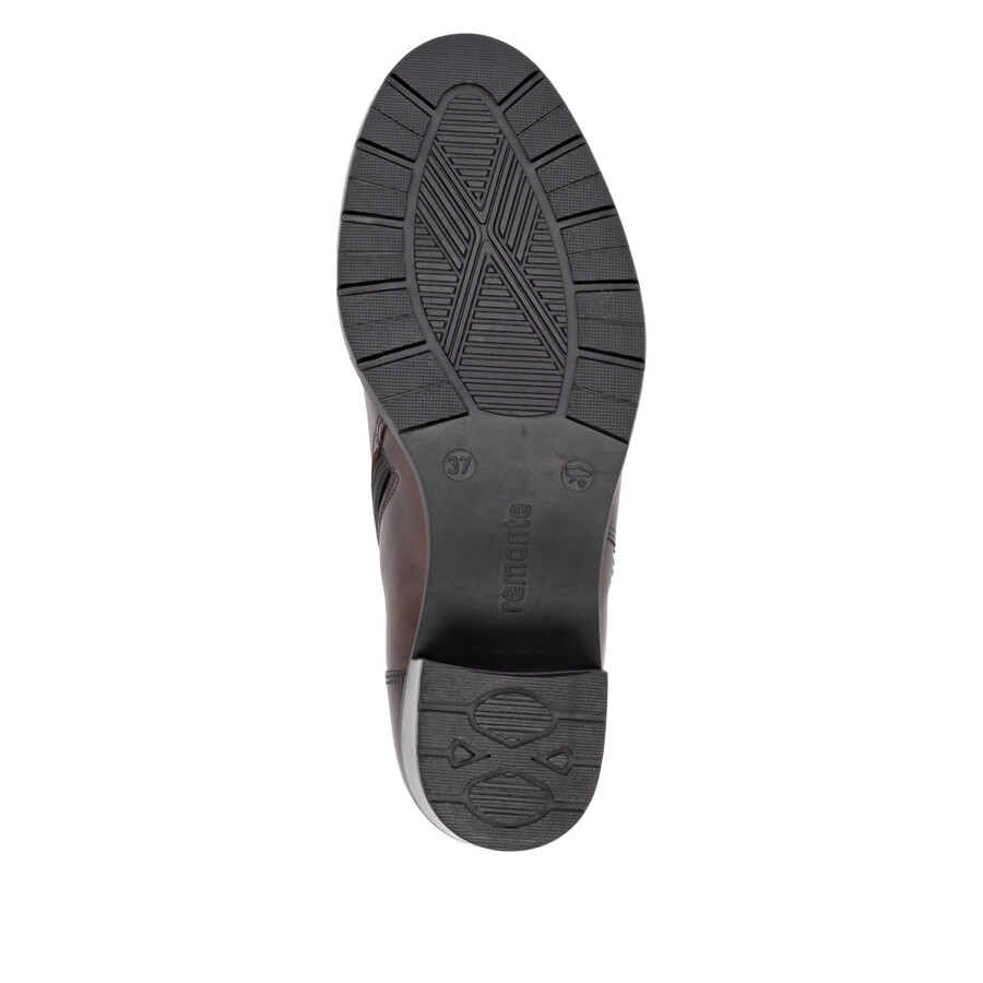 bottes marron à fermeture éclair pour femmes remonte d2a72-25
