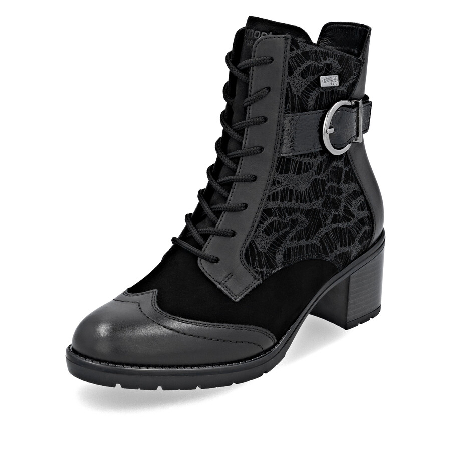 bottes noires à fermeture éclair pour femmes remonte d2a77-02