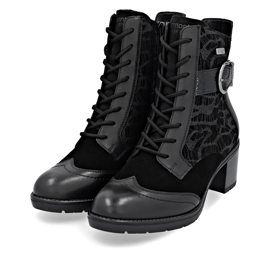 bottes noires à fermeture éclair pour femmes remonte d2a77-02