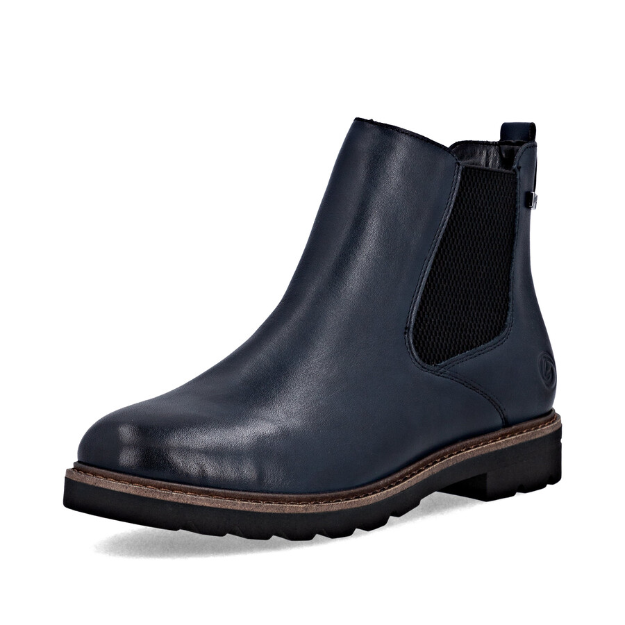bottes bleues à fermeture éclair pour femmes remonte d2q70-14