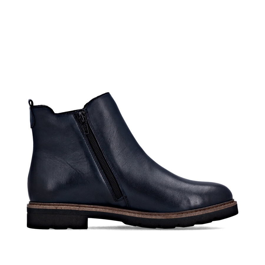 bottes bleues à fermeture éclair pour femmes remonte d2q70-14