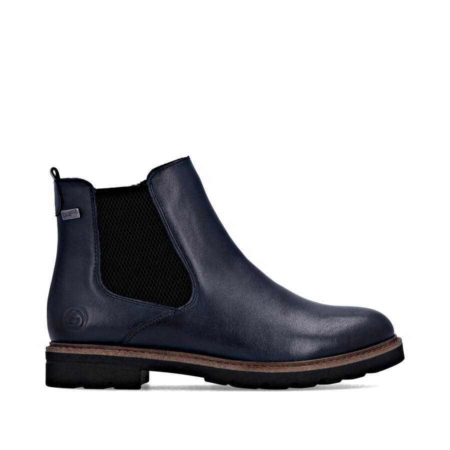 bottes bleues à fermeture éclair pour femmes remonte d2q70-14