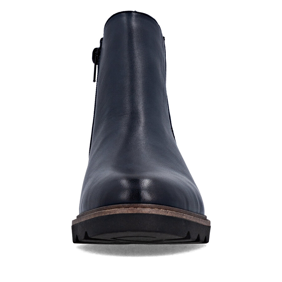 bottes bleues à fermeture éclair pour femmes remonte d2q70-14