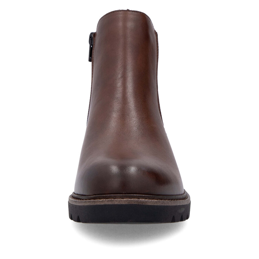 bottes marron à fermeture éclair pour femmes remonte d2q70-22