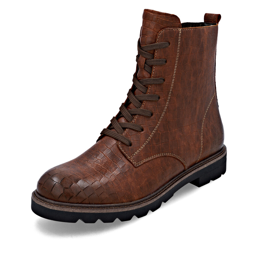 bottes marron à fermeture éclair pour femmes remonte d2q71-22