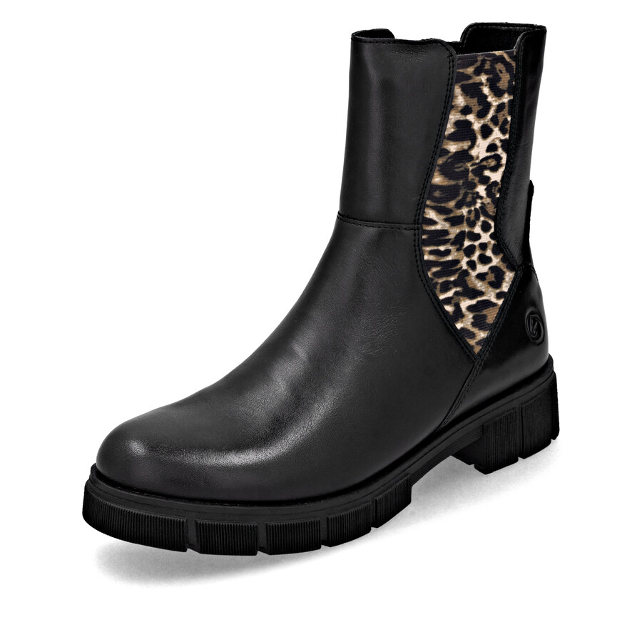 bottes noires à fermeture éclair pour femmes remonte d2s70-03