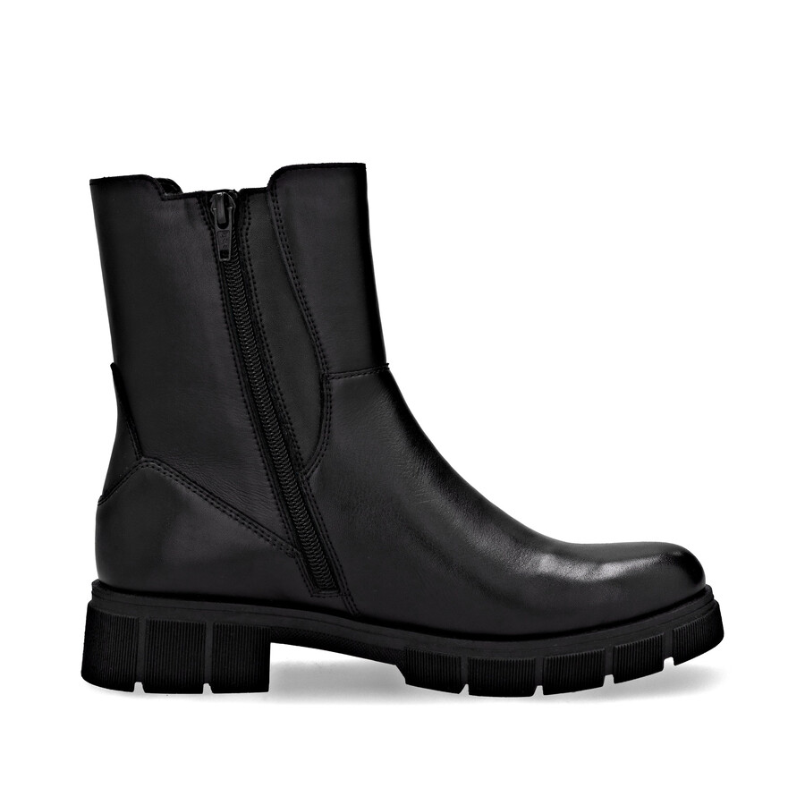 bottes noires à fermeture éclair pour femmes remonte d2s70-03