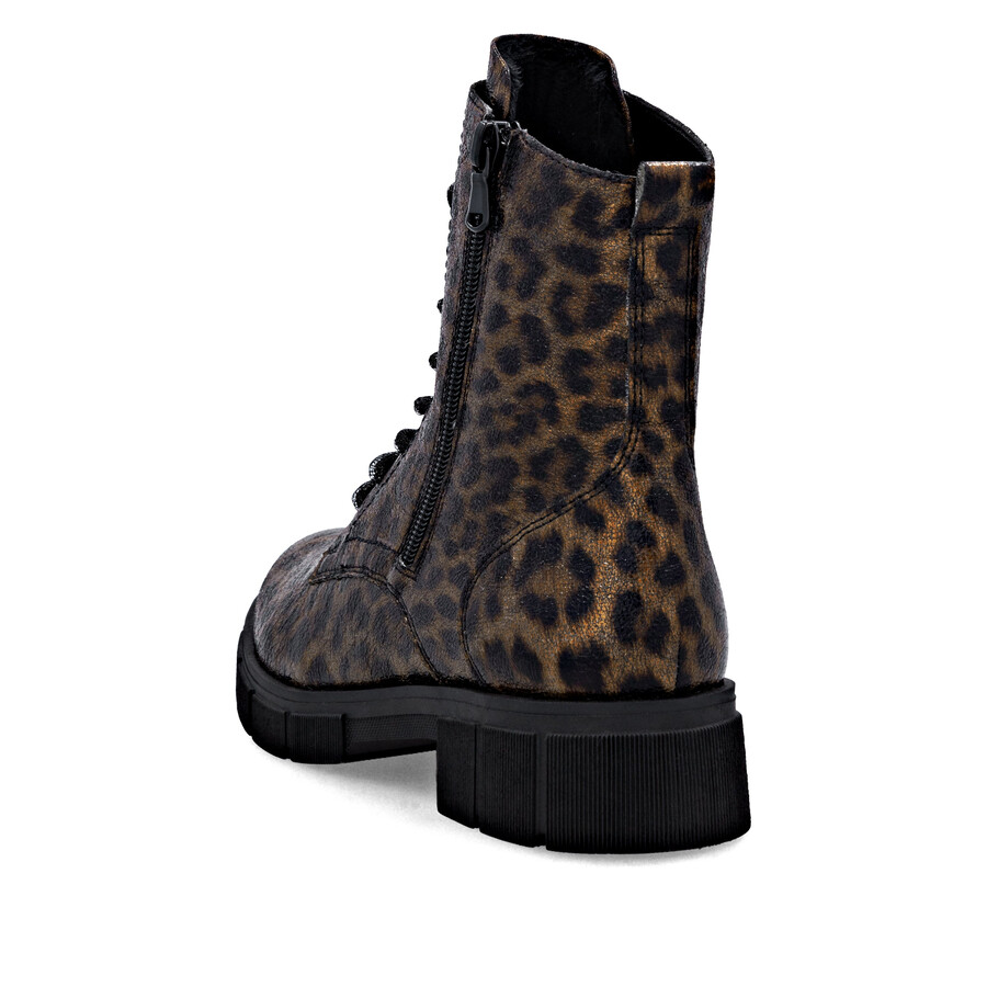 bottes métallisées à fermeture éclair pour femmes remonte d2s72-90