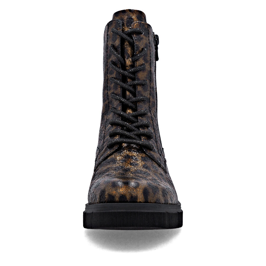 bottes métallisées à fermeture éclair pour femmes remonte d2s72-90