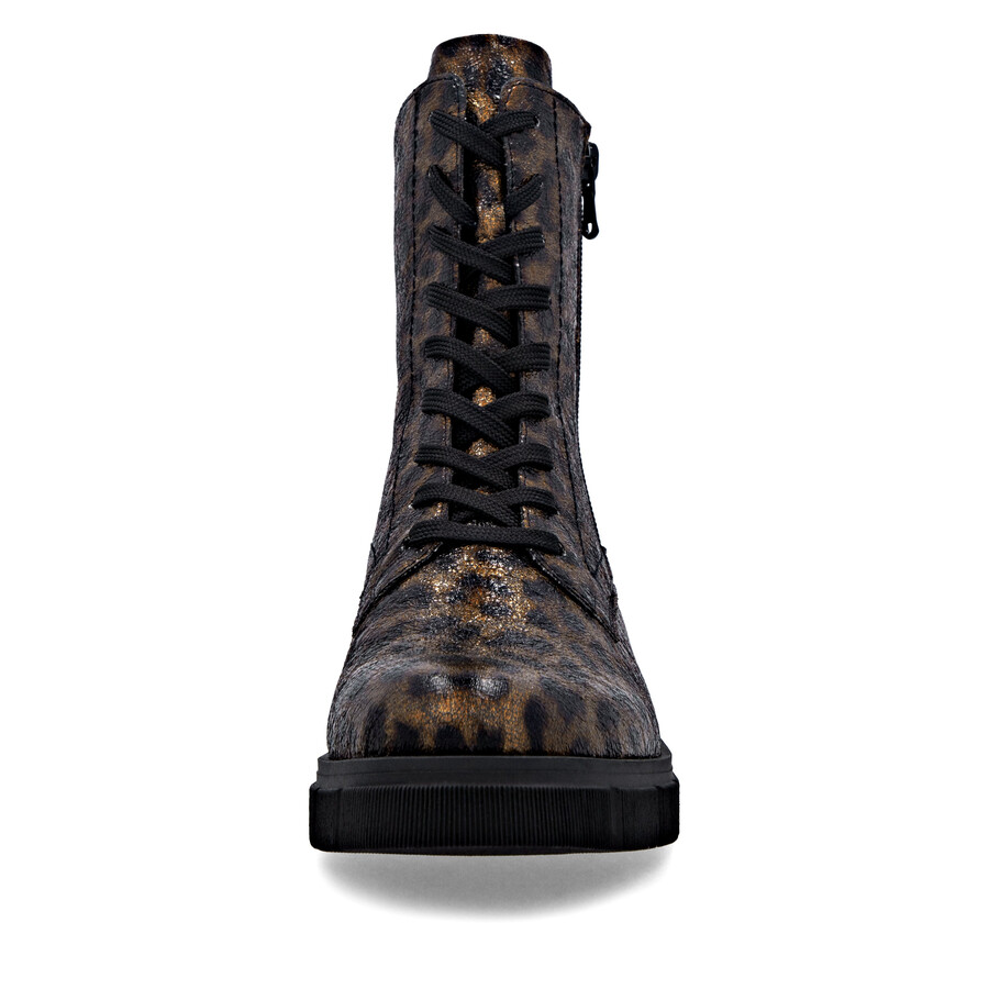 bottes métallisées à fermeture éclair pour femmes remonte d2s72-90