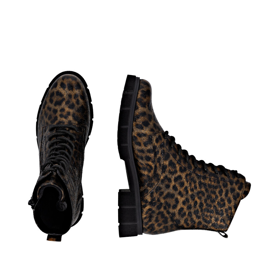 bottes métallisées à fermeture éclair pour femmes remonte d2s72-90