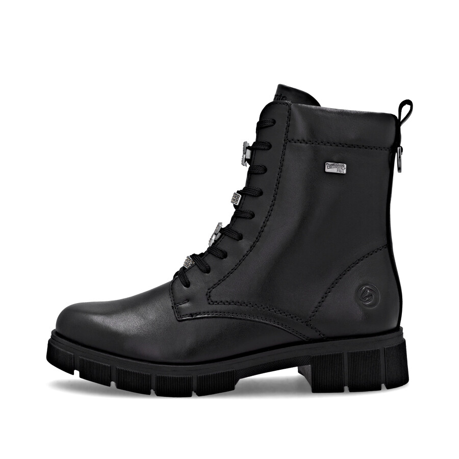 bottes noires à fermeture éclair pour femmes remonte d2s73-00