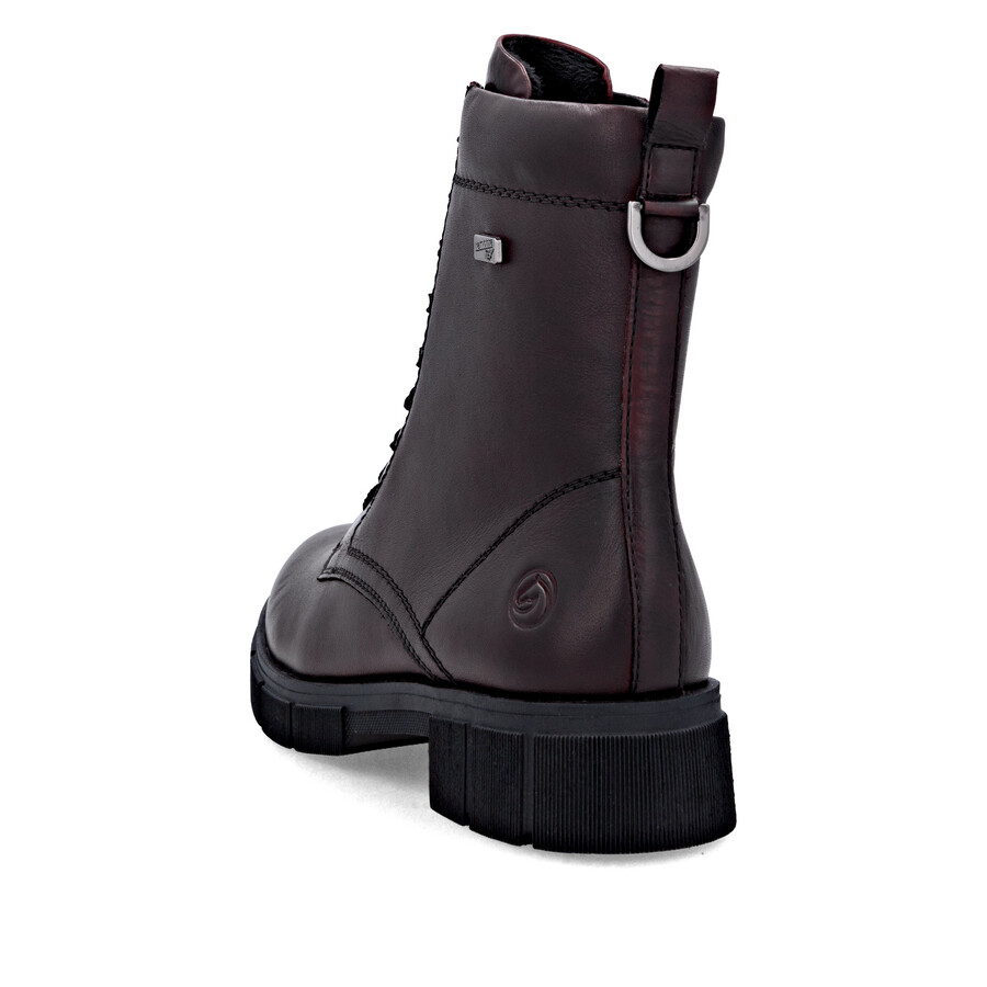bottes rouges à fermeture éclair pour femmes remonte d2s73-35
