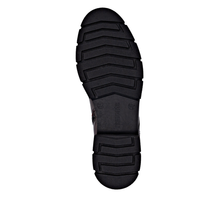 bottes rouges à fermeture éclair pour femmes remonte d2s73-35