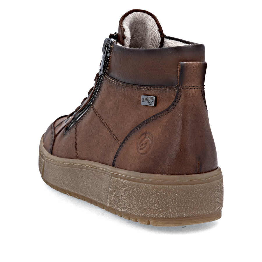 bottes marron à fermeture éclair pour femmes remonte d2t70-24