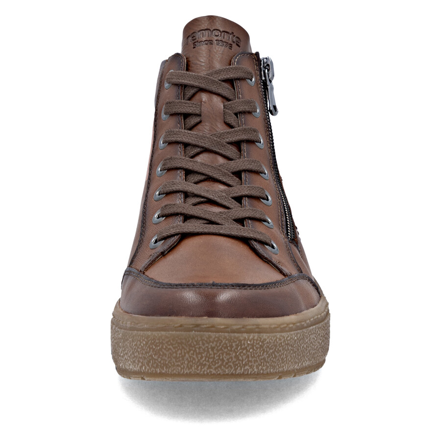 bottes marron à fermeture éclair pour femmes remonte d2t70-24