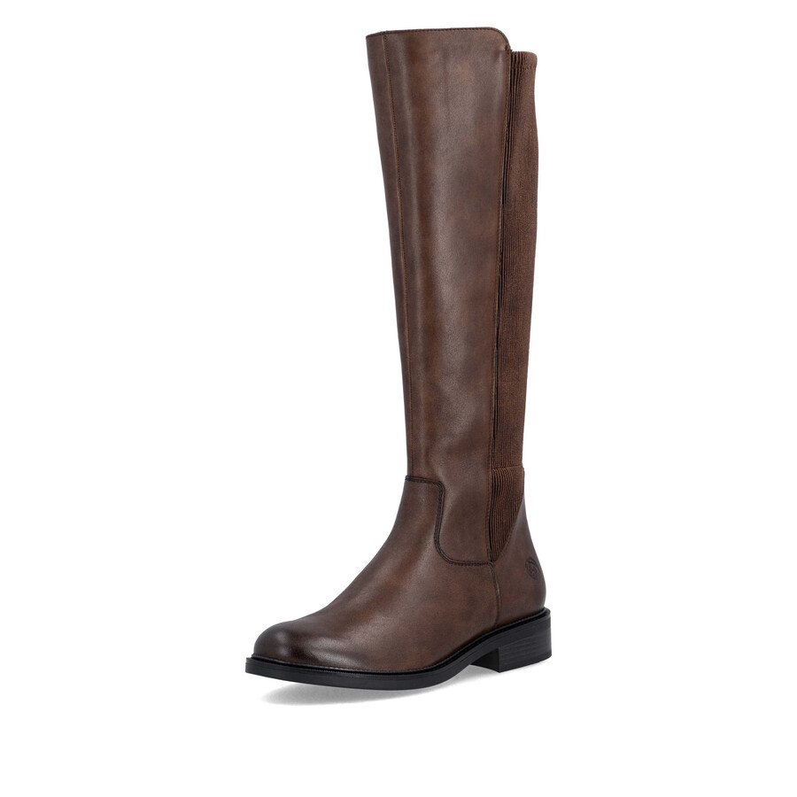 bottes marron à fermeture éclair pour femmes remonte d2w74-25