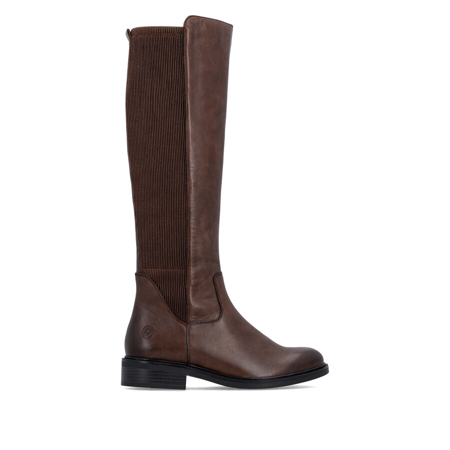 bottes marron à fermeture éclair pour femmes remonte d2w74-25