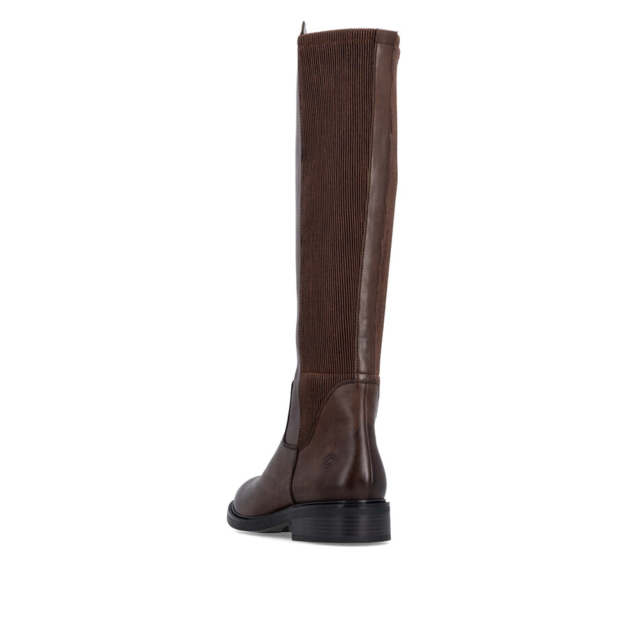 bottes marron à fermeture éclair pour femmes remonte d2w74-25