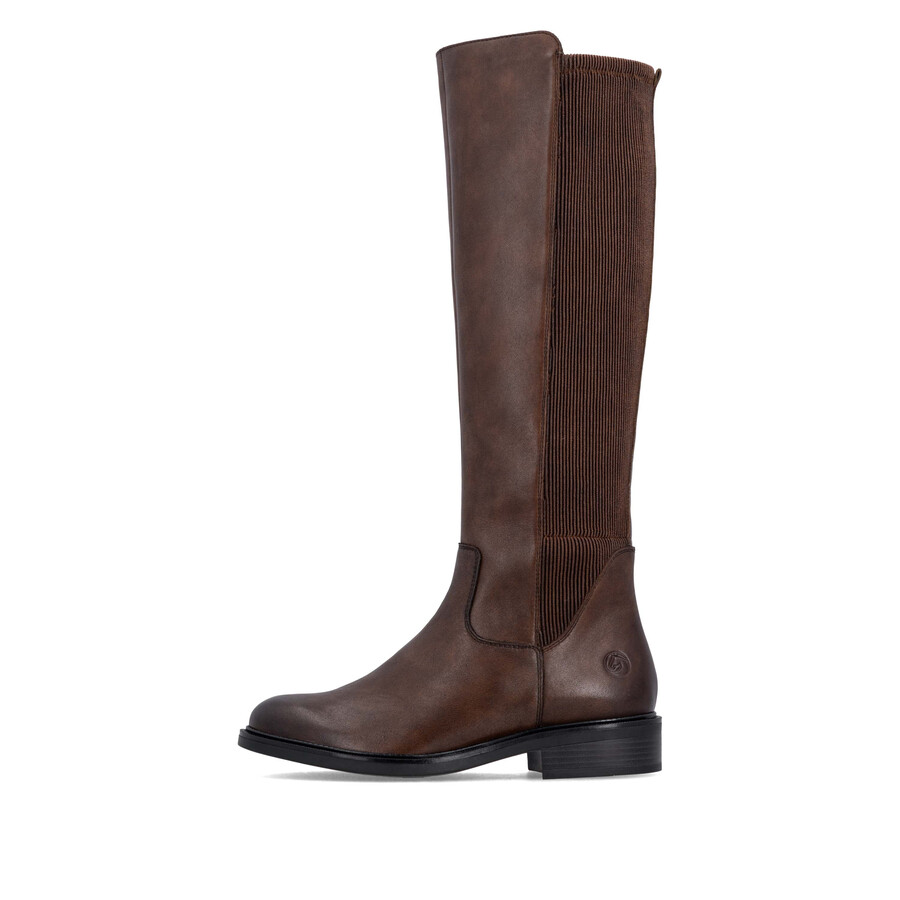 bottes marron à fermeture éclair pour femmes remonte d2w74-25