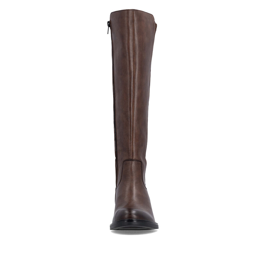 bottes marron à fermeture éclair pour femmes remonte d2w74-25