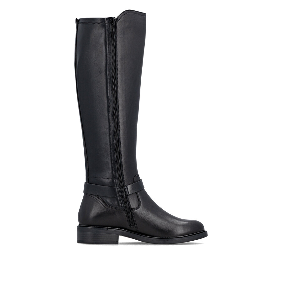 bottes noires à fermeture éclair pour femmes remonte d2w77-00