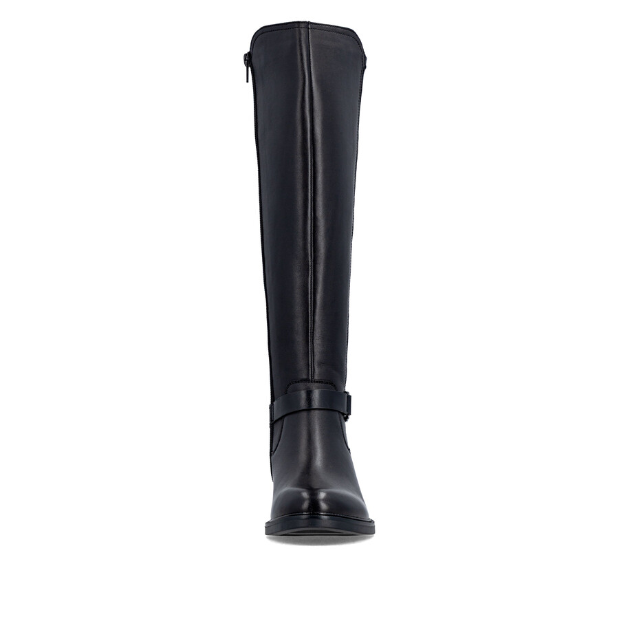 bottes noires à fermeture éclair pour femmes remonte d2w77-00