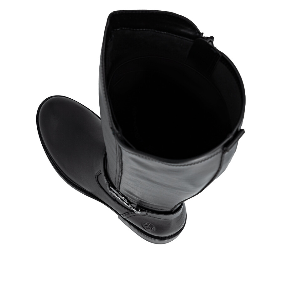 bottes noires à fermeture éclair pour femmes remonte d2w77-00