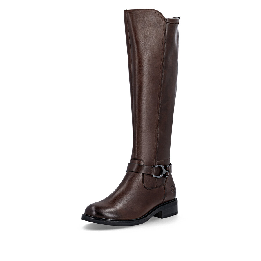 bottes marron à fermeture éclair pour femmes remonte d2w77-25