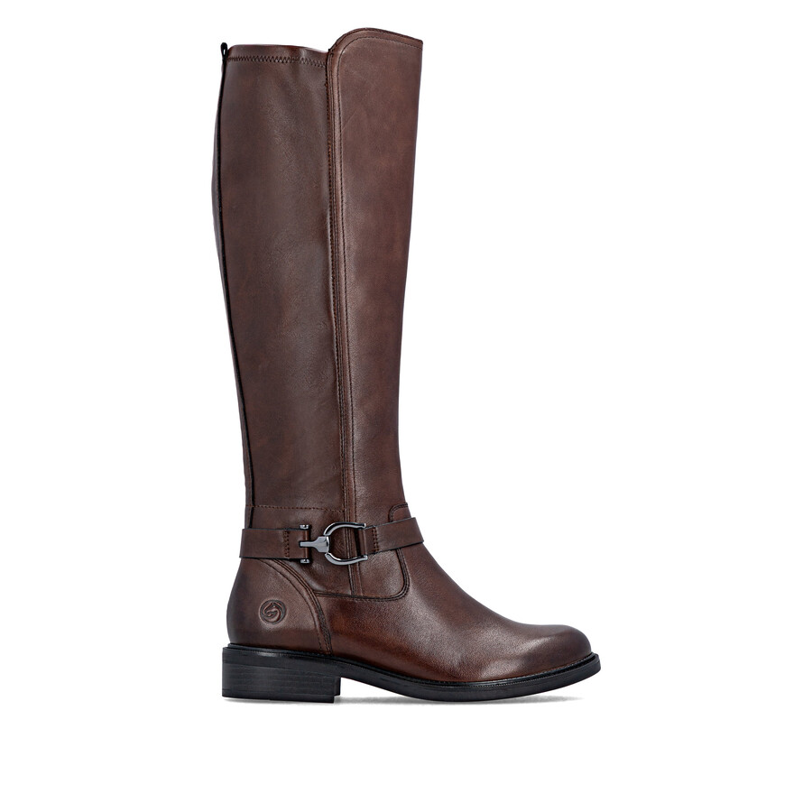 bottes marron à fermeture éclair pour femmes remonte d2w77-25