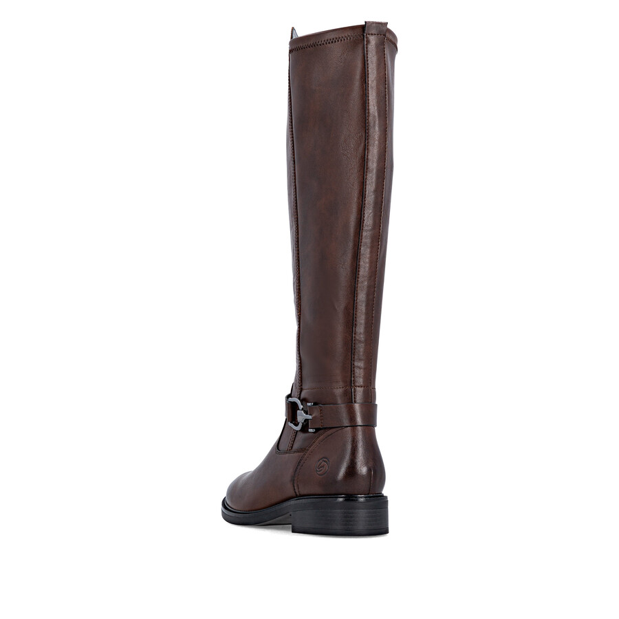 bottes marron à fermeture éclair pour femmes remonte d2w77-25