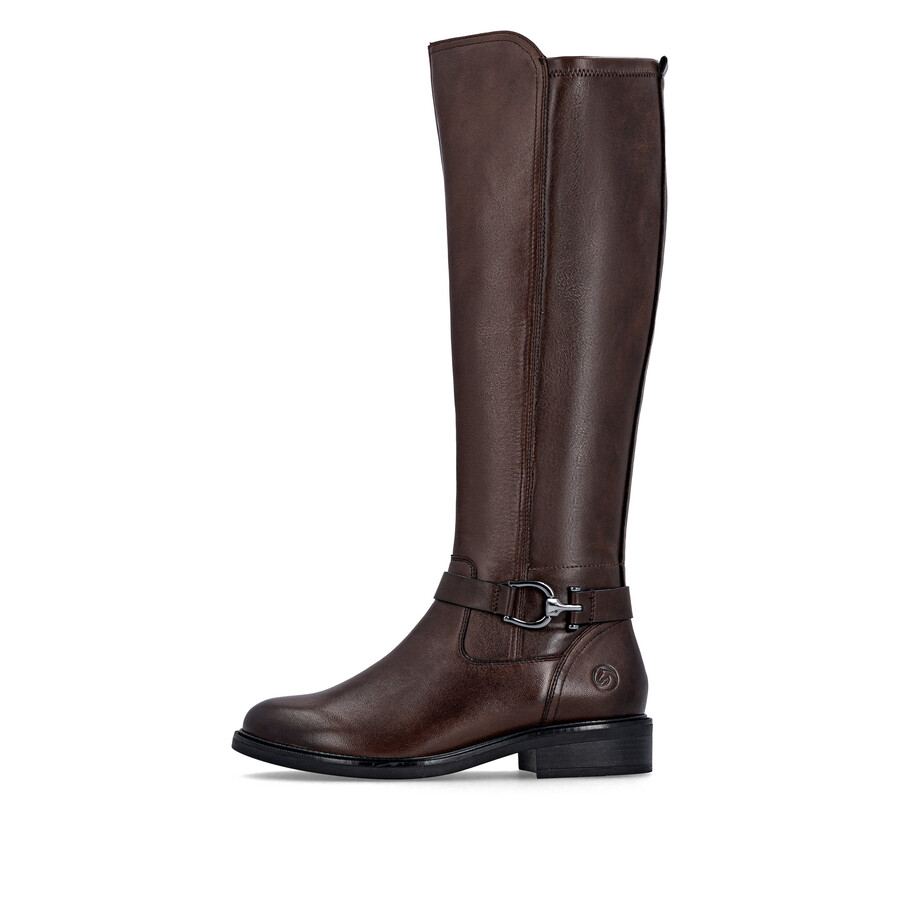 bottes marron à fermeture éclair pour femmes remonte d2w77-25