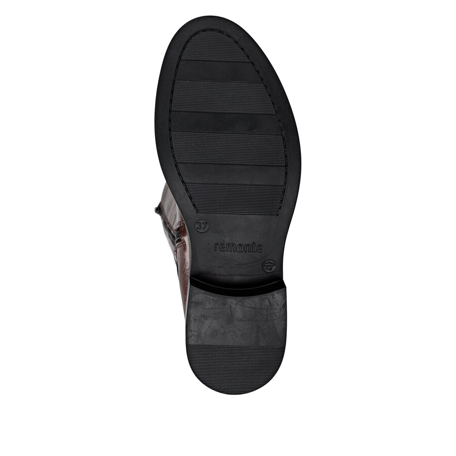 bottes marron à fermeture éclair pour femmes remonte d2w77-25