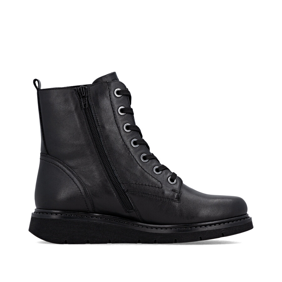 bottes noires à fermeture éclair pour femmes remonte d3979-00