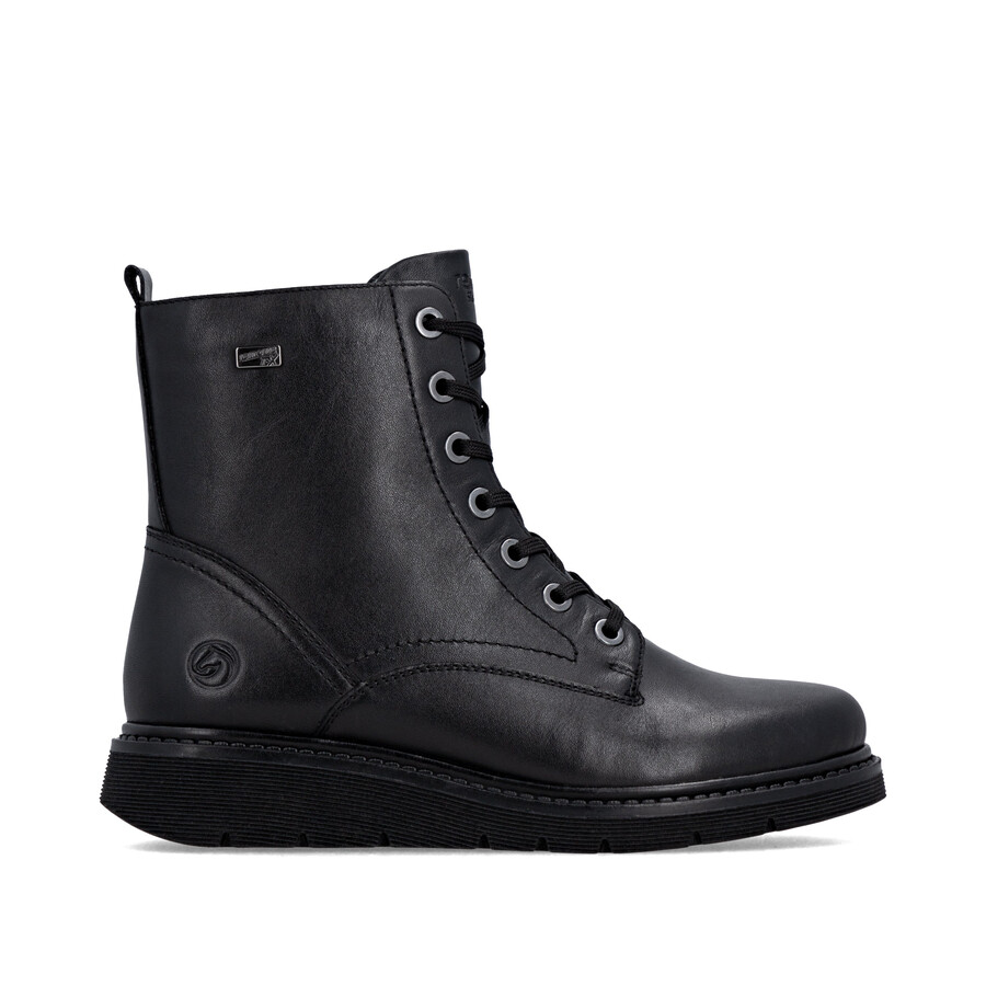 bottes noires à fermeture éclair pour femmes remonte d3979-00