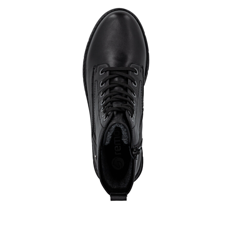bottes noires à fermeture éclair pour femmes remonte d3979-00