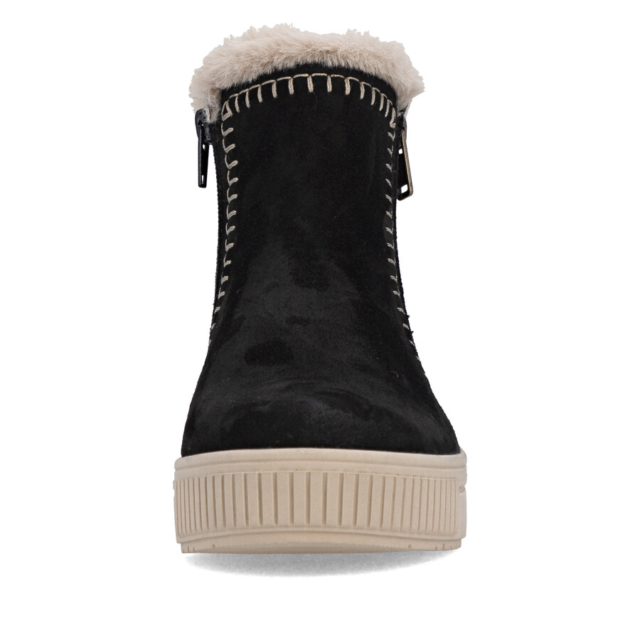 bottes noires à fermeture éclair pour femmes remonte d3b70-03