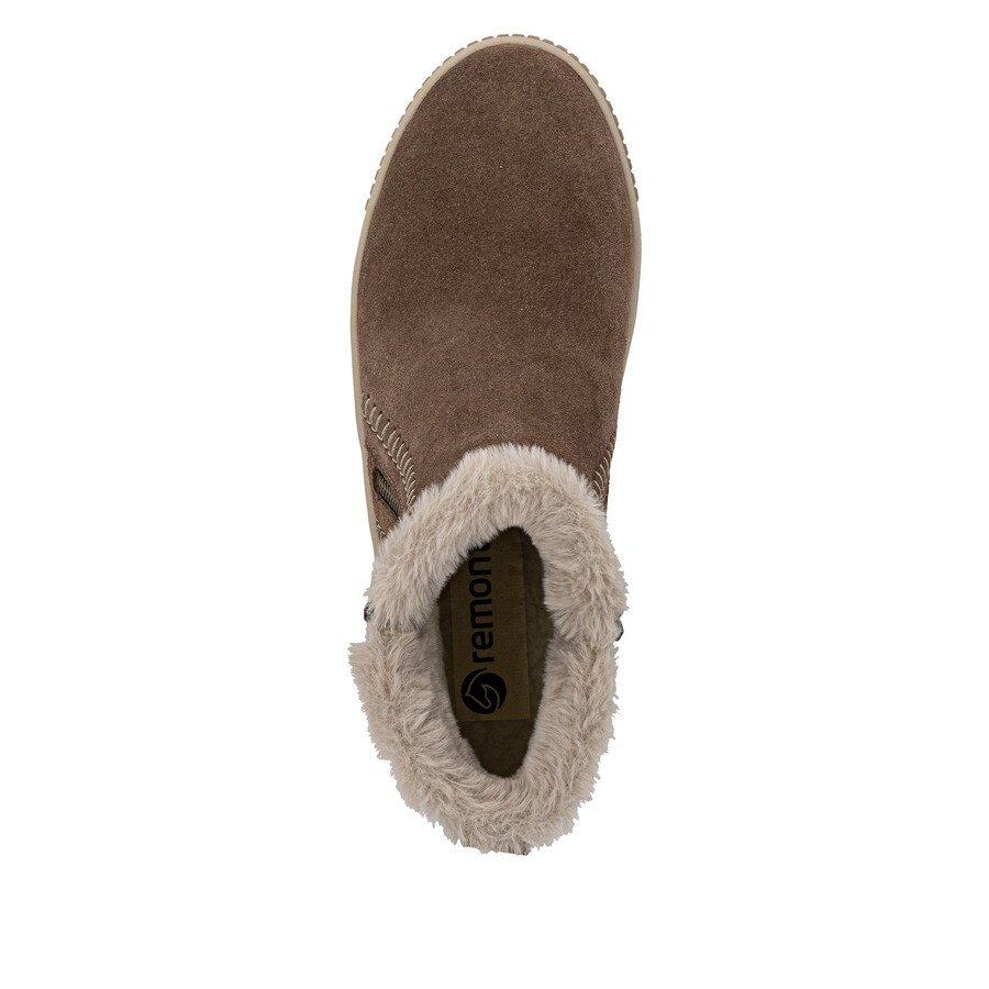 bottes marron à fermeture éclair pour femmes remonte d3b70-20