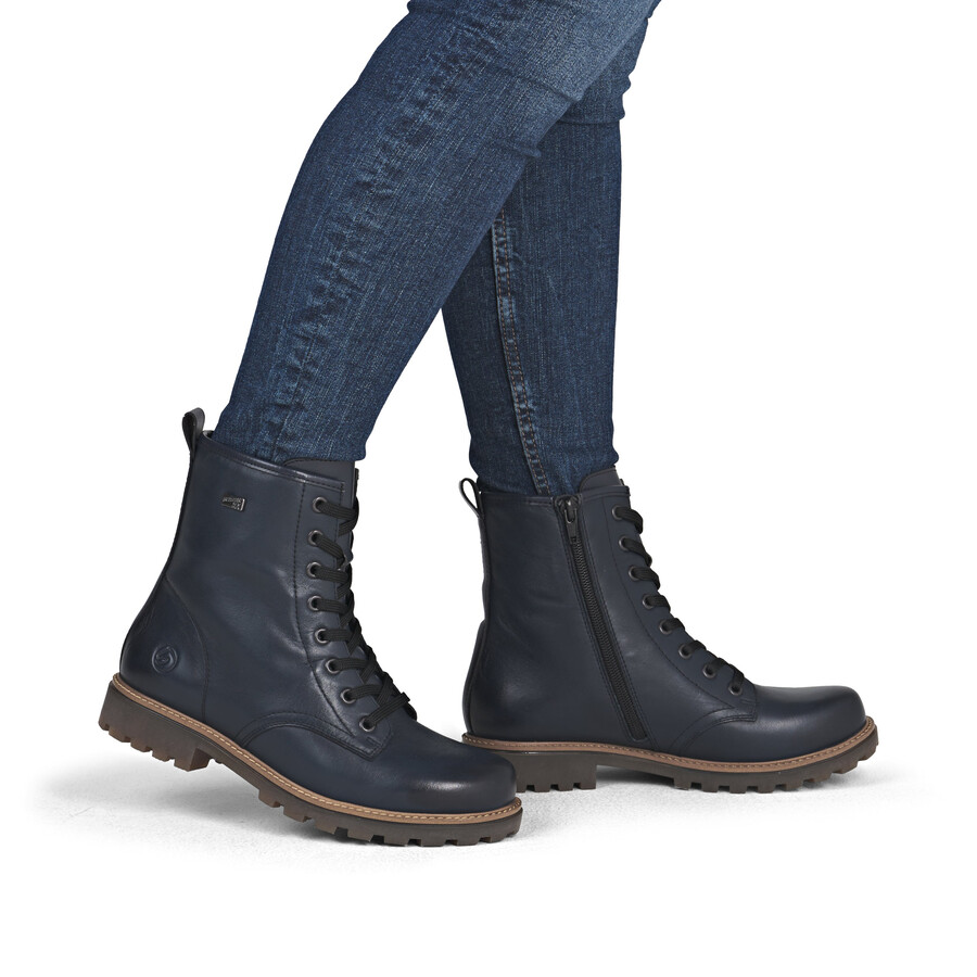 bottes bleues à fermeture éclair pour femmes remonte d3c70-14