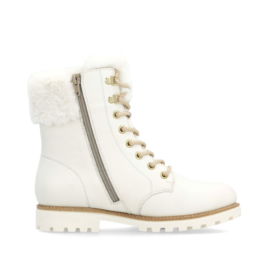 bottes blanches à fermeture éclair pour femmes remonte d8481-80