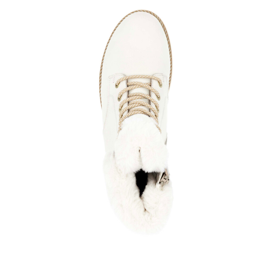 bottes blanches à fermeture éclair pour femmes remonte d8481-80