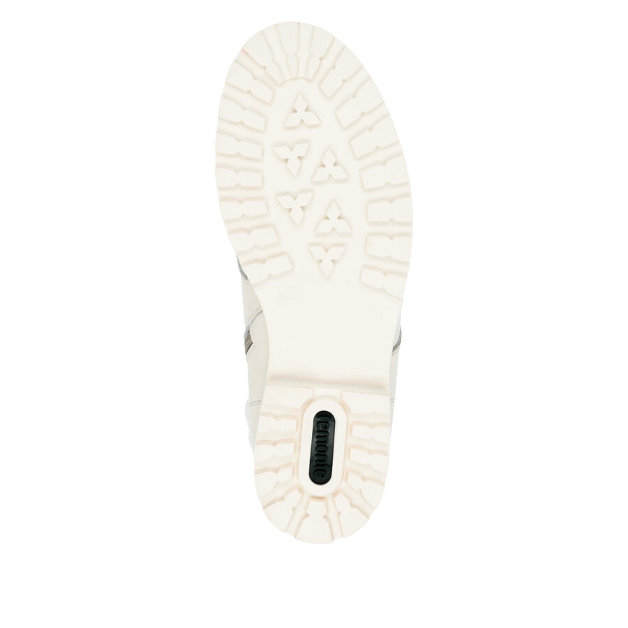 bottes blanches à fermeture éclair pour femmes remonte d8481-80