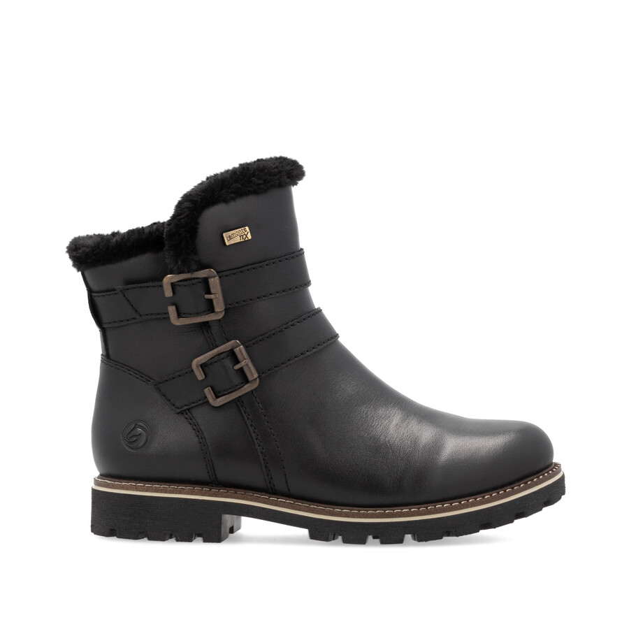 bottes noires à fermeture éclair pour femmes remonte d8484-00