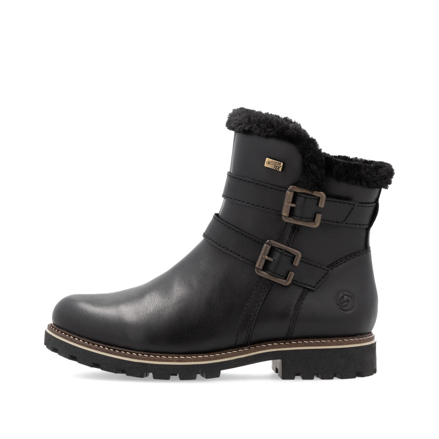 bottes noires à fermeture éclair pour femmes remonte d8484-00