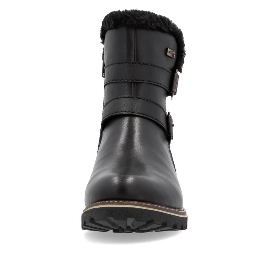 bottes noires à fermeture éclair pour femmes remonte d8484-00