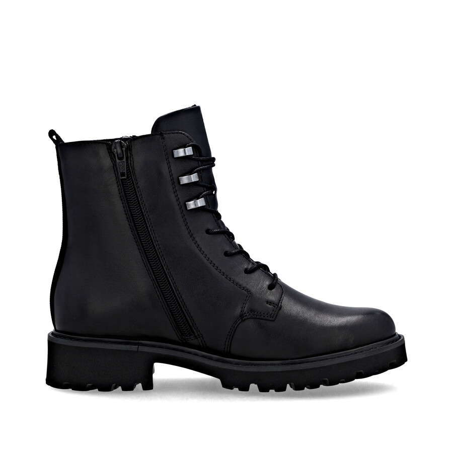 bottes noires à fermeture éclair pour femmes remonte d8656-00