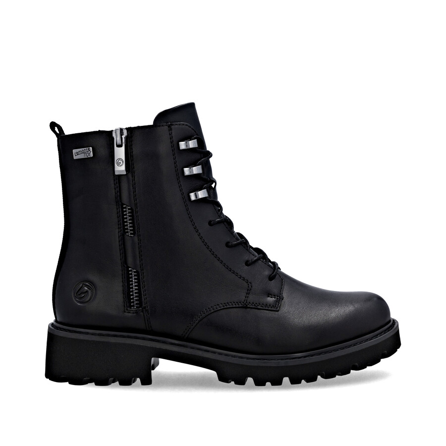 bottes noires à fermeture éclair pour femmes remonte d8656-00