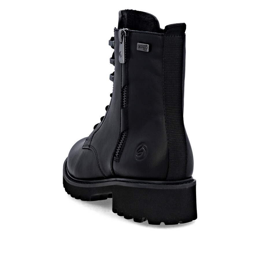 bottes noires à fermeture éclair pour femmes remonte d8656-00